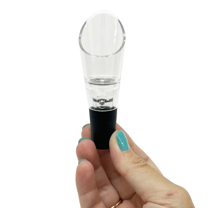 1 Pc Air Flow Aerator Spout Bottle Pourer Pour Stopper Dispenser Liquor Wine Oil