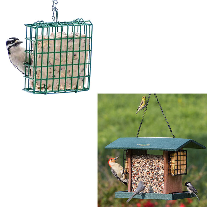 4 Pack Heath Outdoor Products All Season Suet Cake Bird Food Wild Treat 11.25 oz