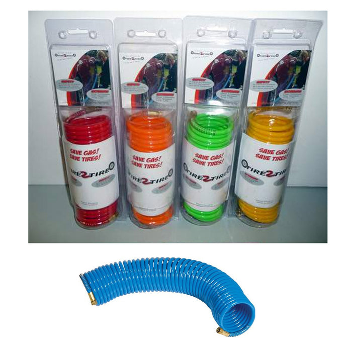 Auto Flat Tire 2 Tire Pressure Exchange Jumbo Hose Gauge Air Exchanger Car Truck
