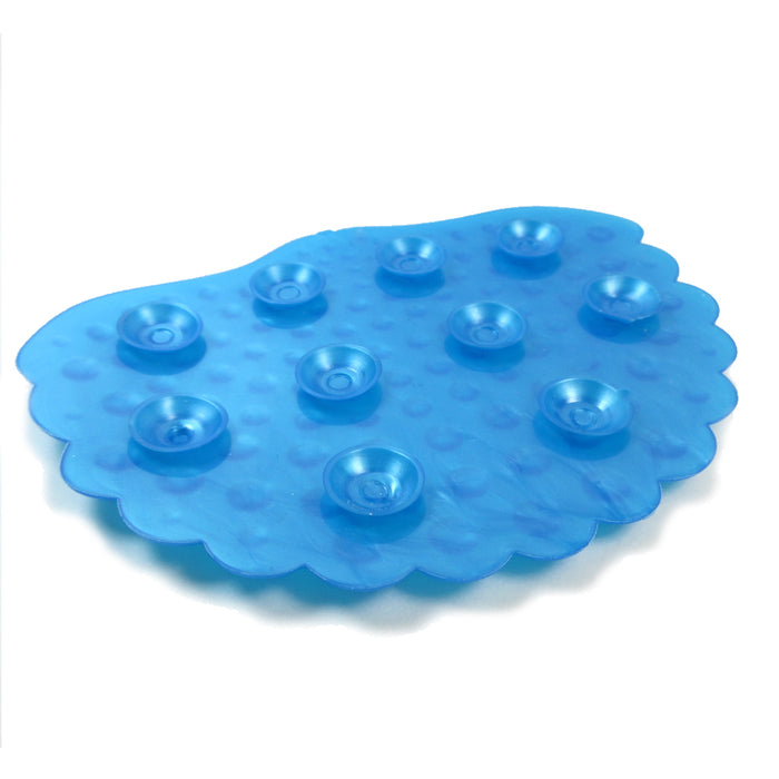 12Pc Compact Non Slip Safety Shower Treads Bathtub Stickers Decals Applique Blue