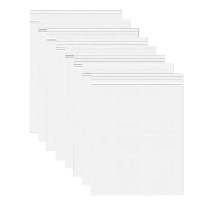 400 Clear Reclosable Zip Bags Plastic Poly Resealable Lock Seal 5x7 Baggies 3mil