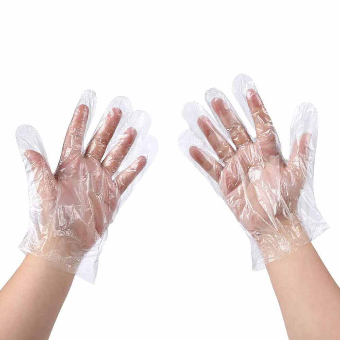 150pk Disposable Plastic Gloves for Food Prep Cooking Cleaning Restaurants Work