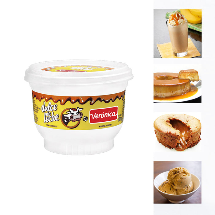 6 Pc Veronica Dulce De Leche Milk Caramel Spread Arequipe Cajeta Baking 8.8 oz !