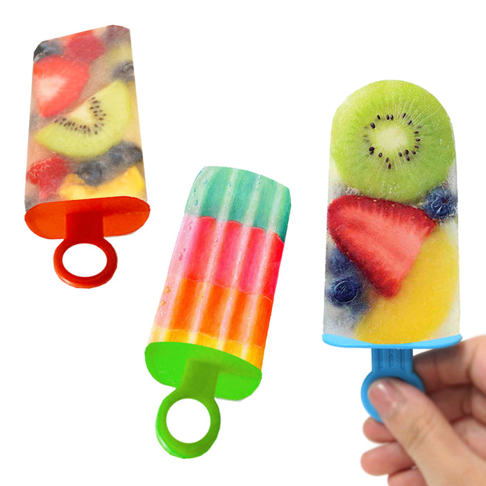 2 Pack Ice Pop Popsicle Mold Makers DIY Juice Bar Frozen Dessert Treats Kids Fun