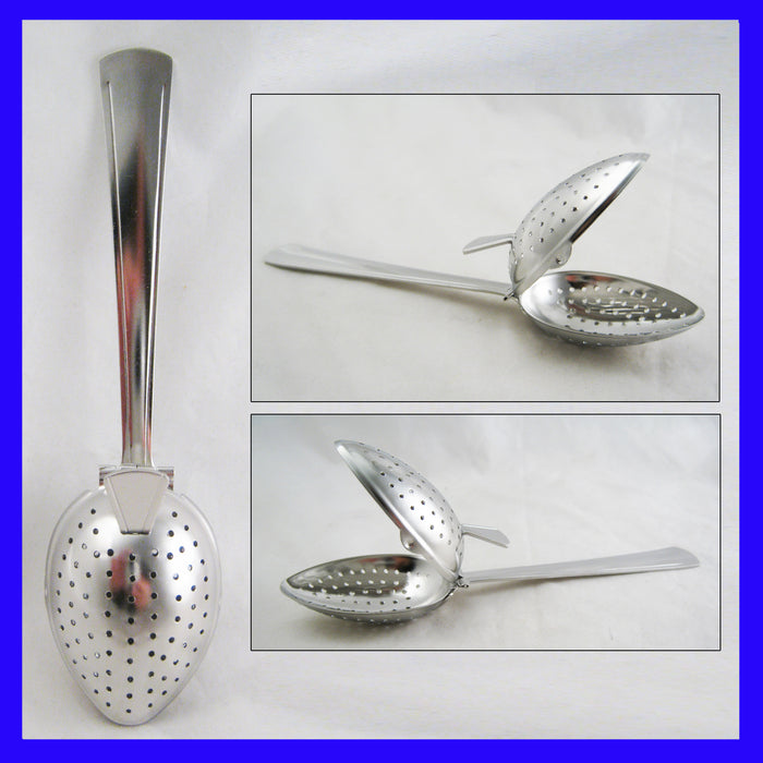 Stainless Steel Tea Infuser Strainer Spoon Loose Leaf Filter Herbs Spice NEW!