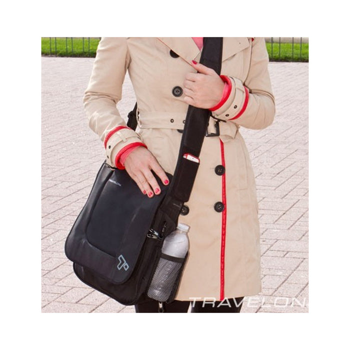 Travelon RFID Anti Theft Urban Tour Shoulder Sling Messenger Bag Travel Men Lady