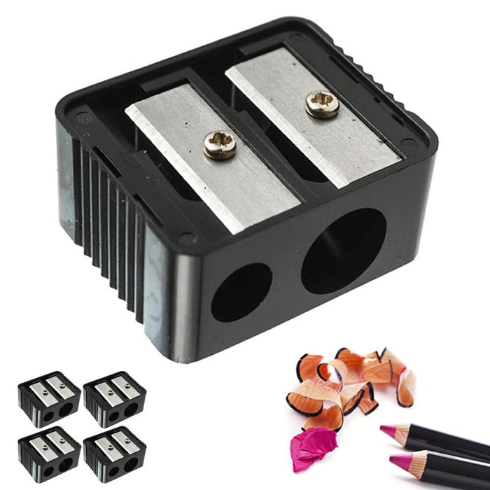 4 PCS Makeup Pencil Sharpener Dual Compact Infallible Eye Tool Eyeliner Lip Line