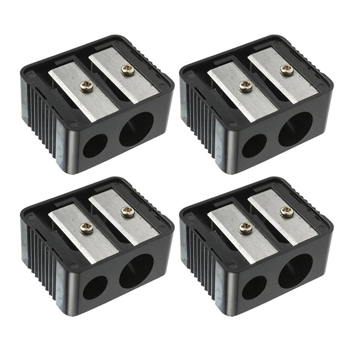 4 PCS Makeup Pencil Sharpener Dual Compact Infallible Eye Tool Eyeliner Lip Line
