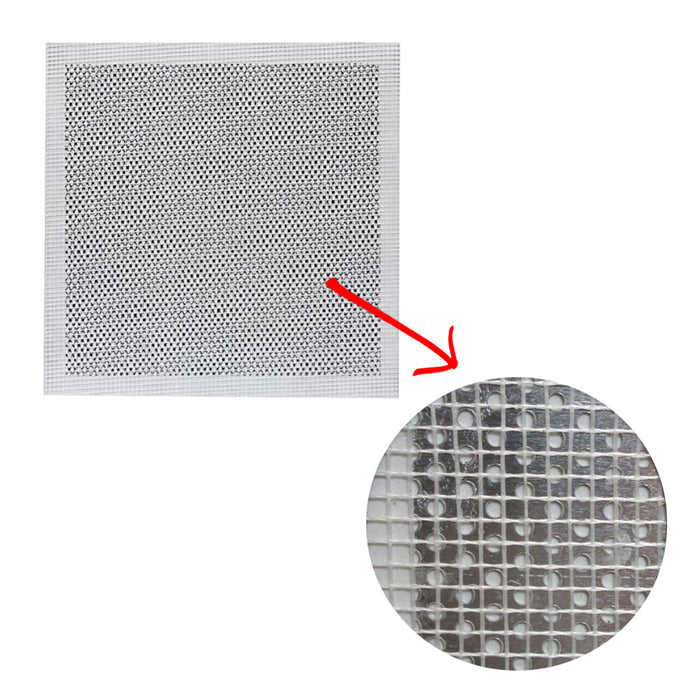 2 PC Wall Patch Fix Drywall Hole Repair Ceiling Plaster Damage Metal Mesh 4x4"