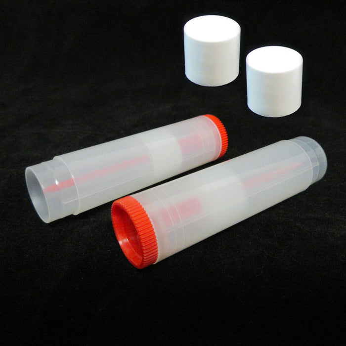 15 Set Clear Empty Lip Balm Container Lipstick Tube Case Caps Cosmetics Jars New