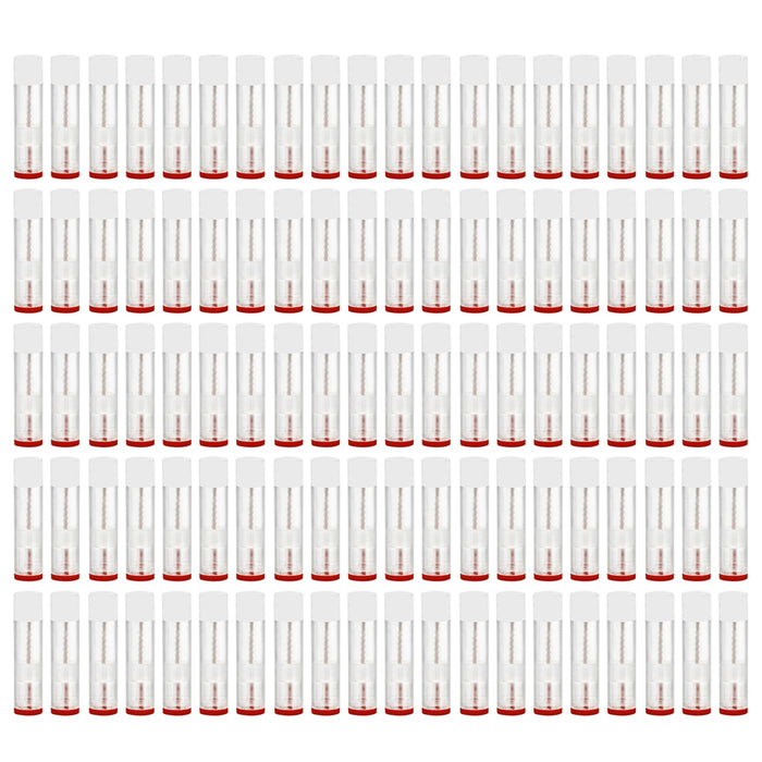 100X Empty Lipstick Lip Balm Containers Clear Tube Case Caps Jars Cosmetics Bulk