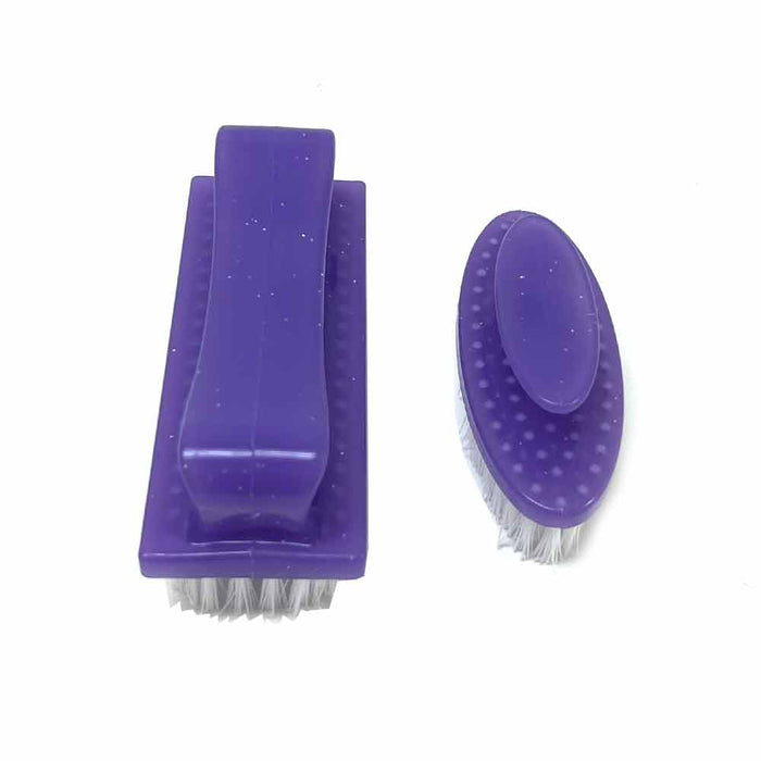 12 PC Nail Brush Set Cleaning Scrub Manicure Pedicure Fingernail Brushes Toes