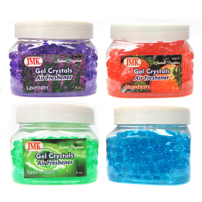 4 Pack Crystal Beads Air Freshener Instant Odor Eliminating 8 oz Home Car Office
