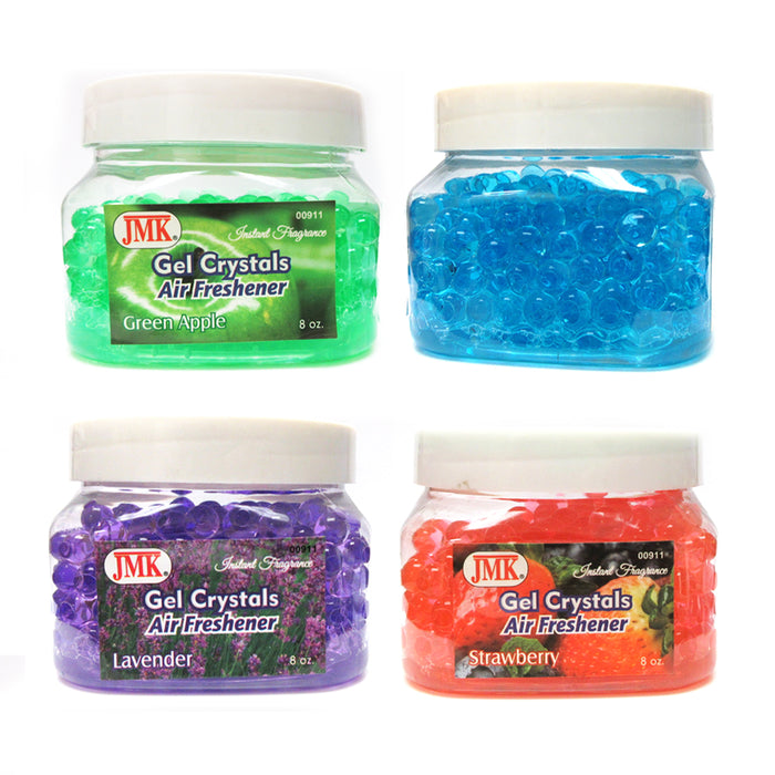 4PC Odor Eliminator Gel Beads Set Air Freshener Home Bathroom Car Boat Pet Areas