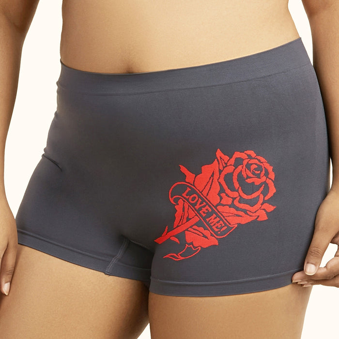 3 Pack Women's Plus Size Seamless Boyshort Panties Underwear Sports Boxer Briefs
