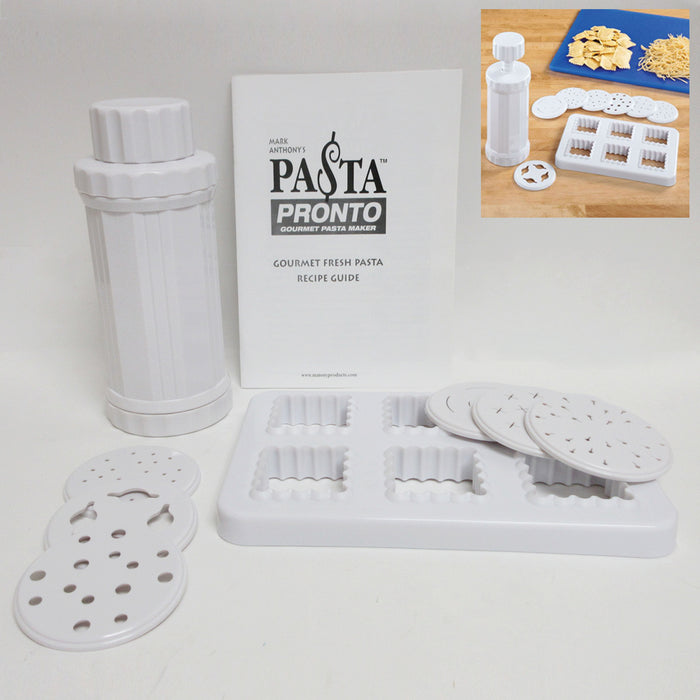 Fresh Pasta Maker Roller Machine Spaghetti Noodle Ravioli Cutter Kitchen Kit New