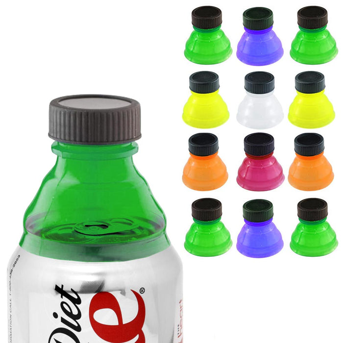 12 Soda Can Lid Reusable Superior Covers Soda Beer Juice Seltzer Saver Top Drink