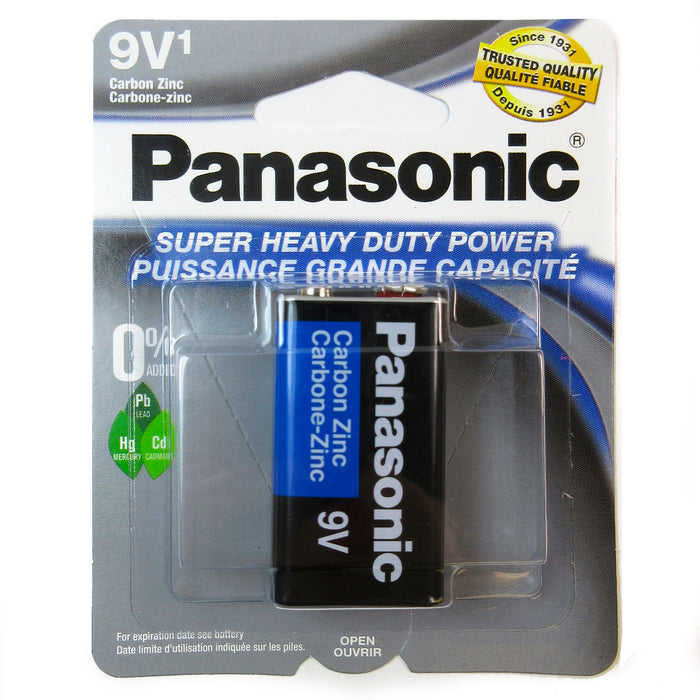 1 Pack Alkaline Plus Battery or Carbone Zinc  9V Long Lasting Power Source 9 Volt General Purpose