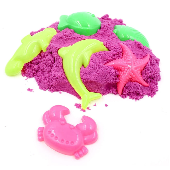 2 Pk Large Magic Cotton Sand Kids DIY Slime Kit Squishy Mud Putty Non Toxic Toy