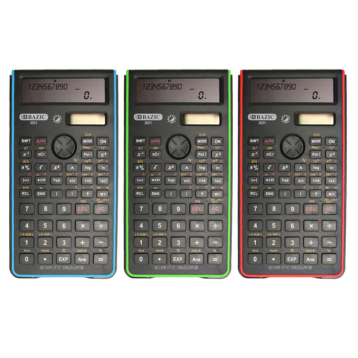 2PC 2-Line Scientific Calculator Engineering Solar Graph Business 240 Functions