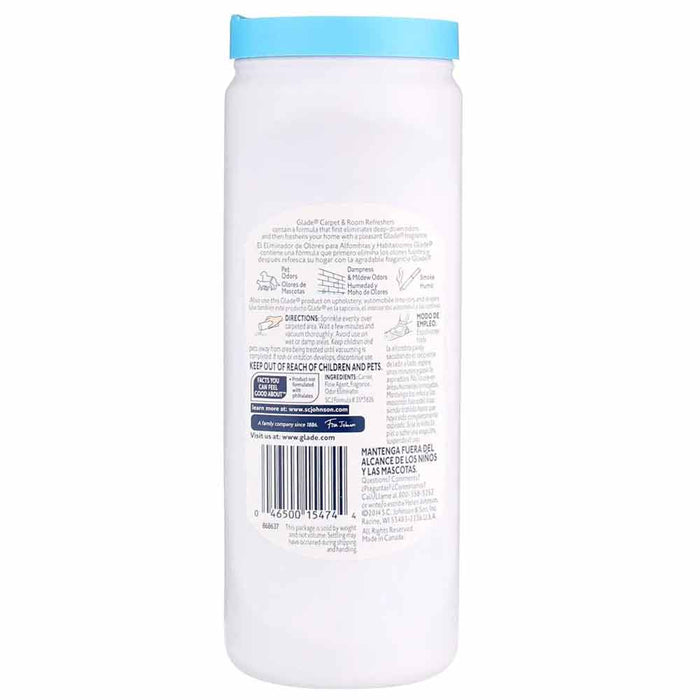3 Pack Glade Carpet Room Refresher Deodorizer Home Pets Smoke Clean Linen 96 Oz