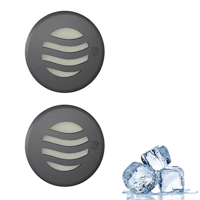 2 Vent Stone Clips Auto Air Freshener Long Lasting Aroma New Car Ice Cool Scent