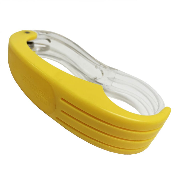 2 Pc Banana Slicer Knife Fruit Strawberry Chop Split Cutter Gadget Tools Kitchen