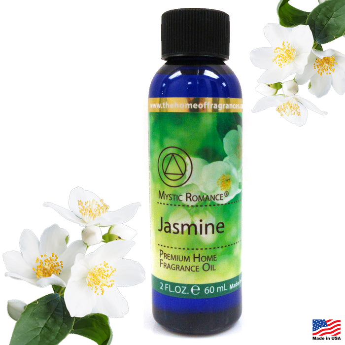 1 Jasmine Flower Scent Aroma Therapy Oil Home Fragrance Air Diffuser Burner 2 oz