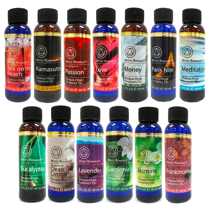 13 Aroma Therapy Scented Oils Scents Spa Fragrance Air Diffuser Burner 60ml