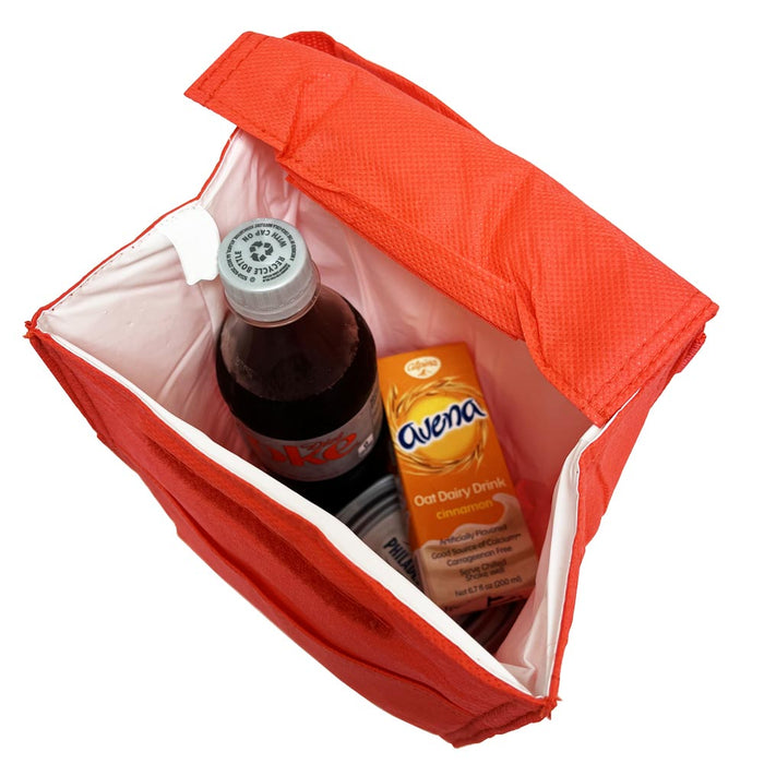 2Pc Insulated Lunch Bag Cooler Reusable Work Picnic Beach School Office Foldable