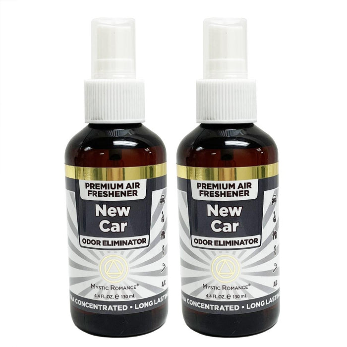 2 Pc New Car Odor Smoke Eliminator Spray Air Freshener Home Bathroom Car 4.4 oz