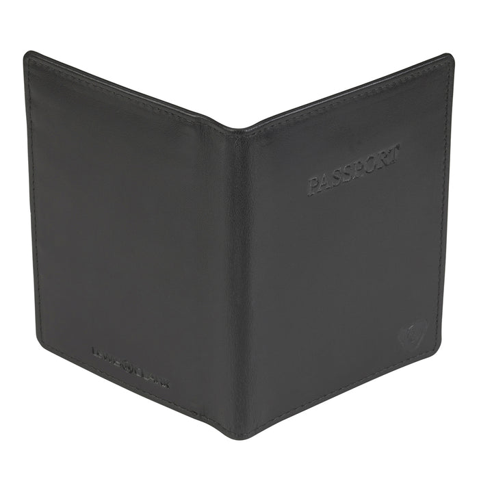 RFID Blocking Leather Passport Case ID Card Holder Travel Wallet Lewis N. Clark