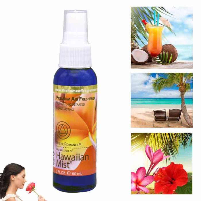 Air Freshener Odor Eliminator Spray Hawaiian Mist Scent Home Office Fragrance