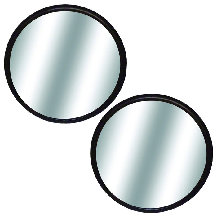 2 Blind Spot Rear Side View Mirrors 3" Wide Angle Convex Car Truck Universal Fit