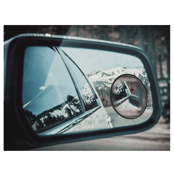 2 Blind Spot Rear Side View Mirrors 3" Wide Angle Convex Car Truck Universal Fit