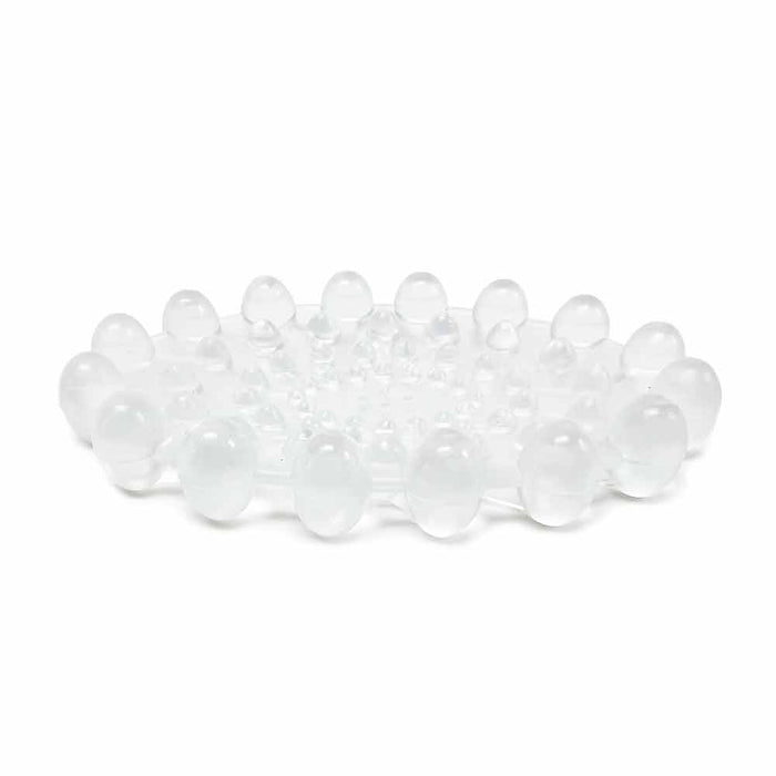 2 Pack Plastic Soap Saver Bar Holder Tray Bathroom Counter Shower Draining Dish