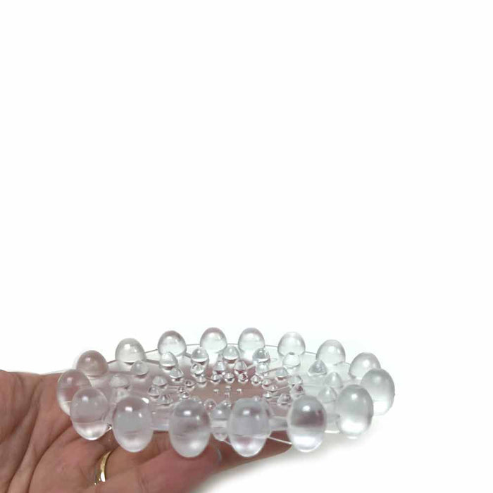 2 Pack Plastic Soap Saver Bar Holder Tray Bathroom Counter Shower Draining Dish