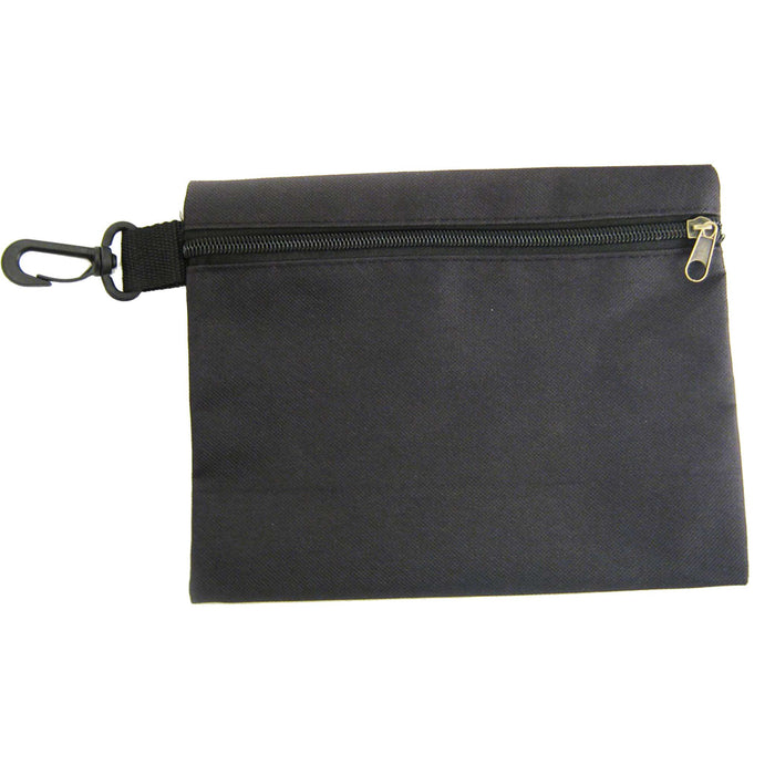 Multipurpose Canvas Zipper Heavy Duty Tool Bag Organize Storage Pouch 9" x 6.75"