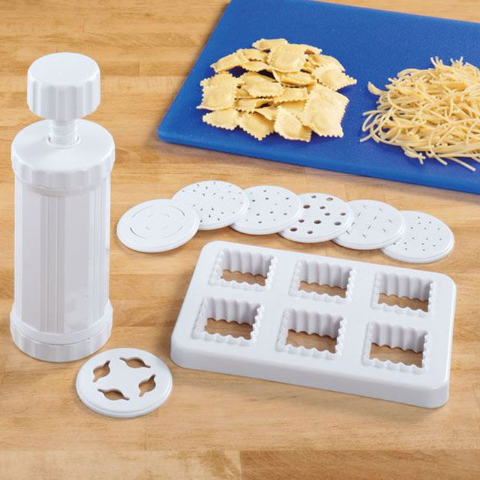 Fresh Pasta Maker Roller Machine Spaghetti Noodle Ravioli Cutter Kitchen Kit New