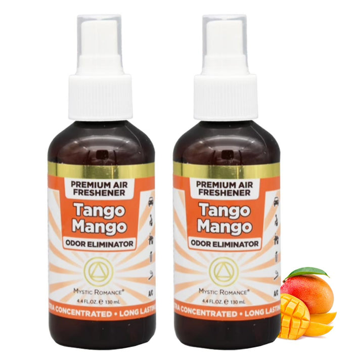 2Pc Mango Odor Eliminator Concentrated Spray Air Freshener Home Toilet Car 4.4oz