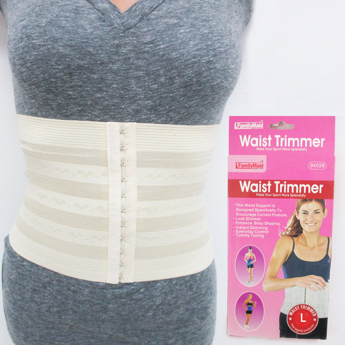 Waist Trimmer Girdle Belt Faja Slimming Body Shaper Shapewear Tummy Cincher L !