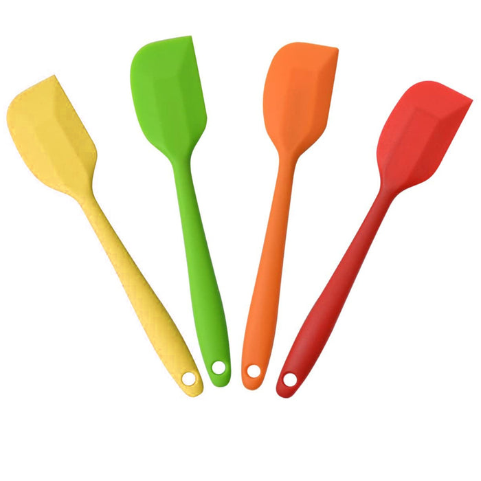 4 Pc Mini Silicone Spatula Mixing Utensil Serving Cooking Heat Resistant Kitchen