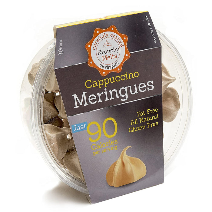 Cappuccino Meringues Cookies Fat Free Low Calories Coffee Snacks Kosher Treats