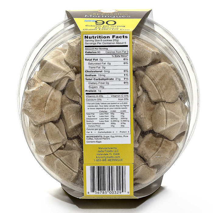 3 Boxes Cappuccino Meringue Cookies Gluten Fat Free Snack Sweet Treat Craving