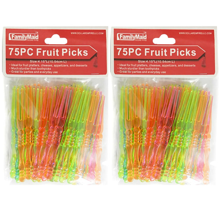 150 Food Fruit Picks Disposable Cocktail Forks Appetizer Catering Party Tasting
