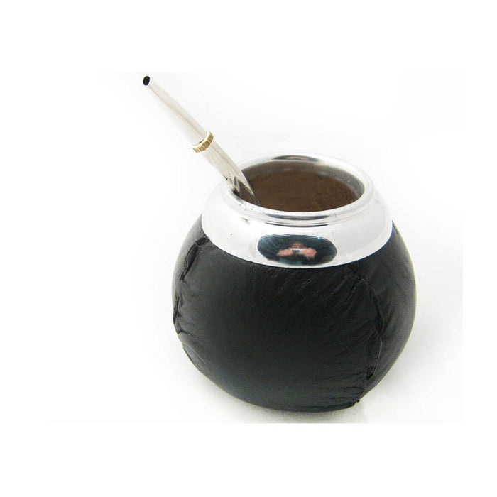 ARGENTINA MATE GOURD CUP YERBA TEA WITH STRAW BOMBILLA HANDMADE DETOX KIT 0228 !