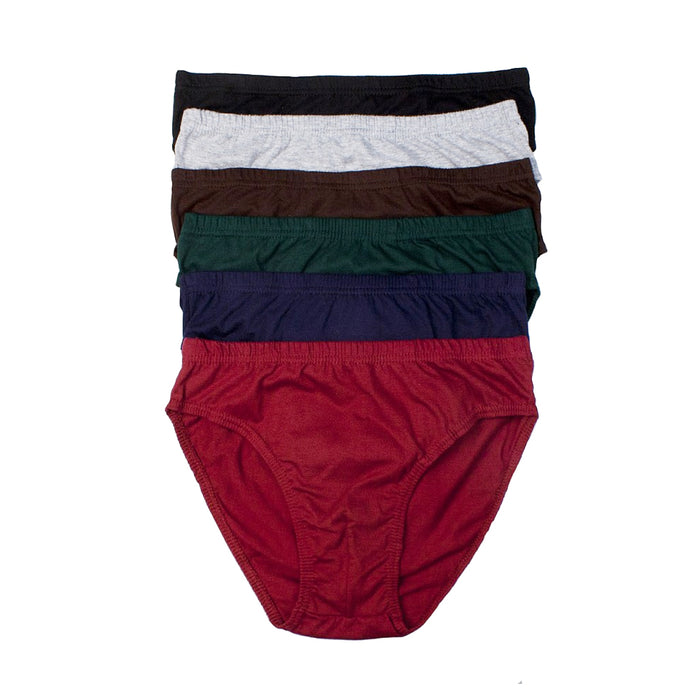 3 Pack Knocker Mens Bikinis Briefs Underwear 100% Cotton Solid Size Small 28-30