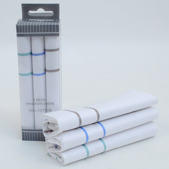 6PC Handkerchiefs Men's 100% Cotton Boxed Fancy Gift Set Fashion Classic Vintage