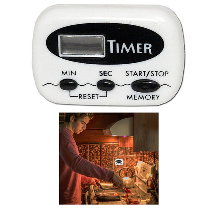 1 Digital Kitchen Timer Magnetic Cooking LCD Large Count Down Clear Loud Alarm