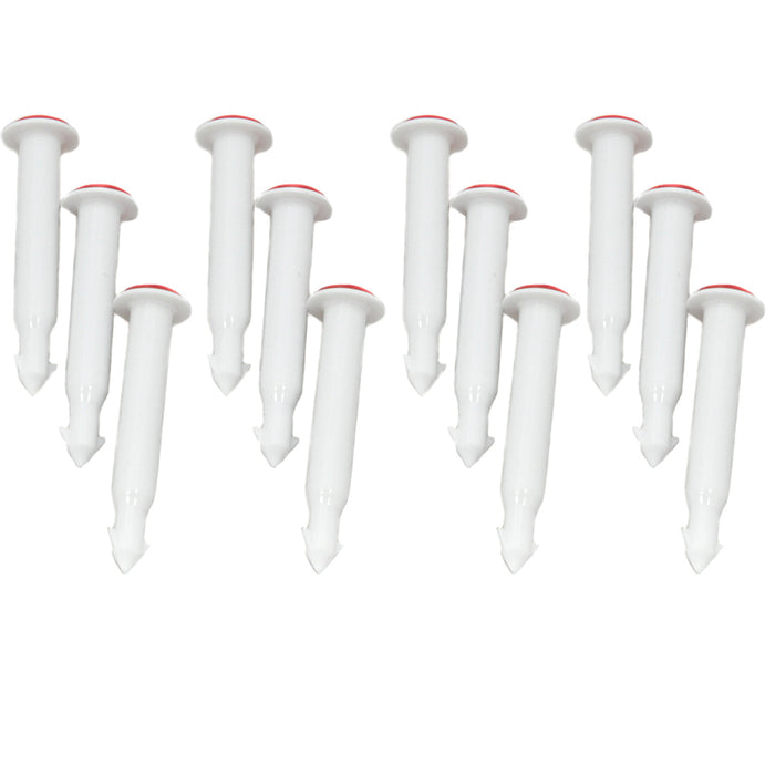 12 X Disposable Pop Up Timer Thermometer Poultry Meat Fish Chicken Turkey Temp